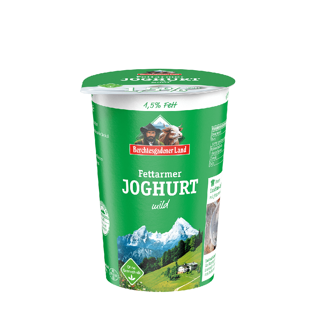 Berchtesgadener Land fettarmer Joghurt 1,5% (500g)