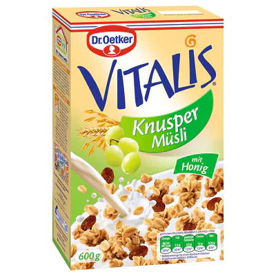 Dr. Oetker Vitalis Knusper Müsli - mit Rosinen (600g)