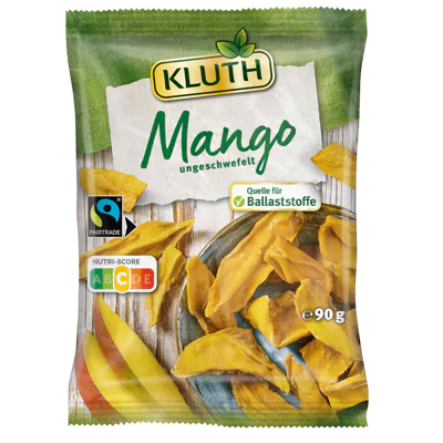 Kluth Mango Stücke - ungeschwefelt (90g)