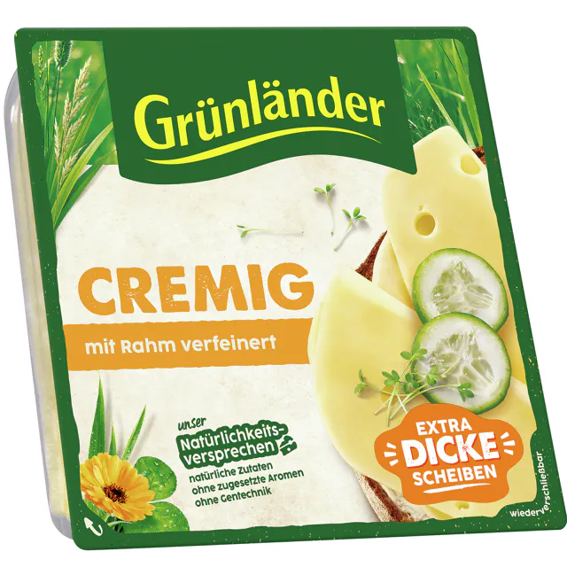 Grünländer - cremig in Scheiben (140g)