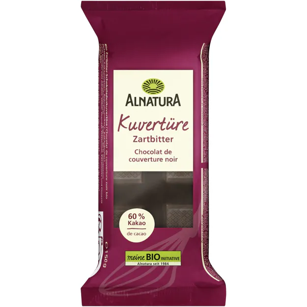 Alnatura Bio Zartbitter Kuvertüre (150g)