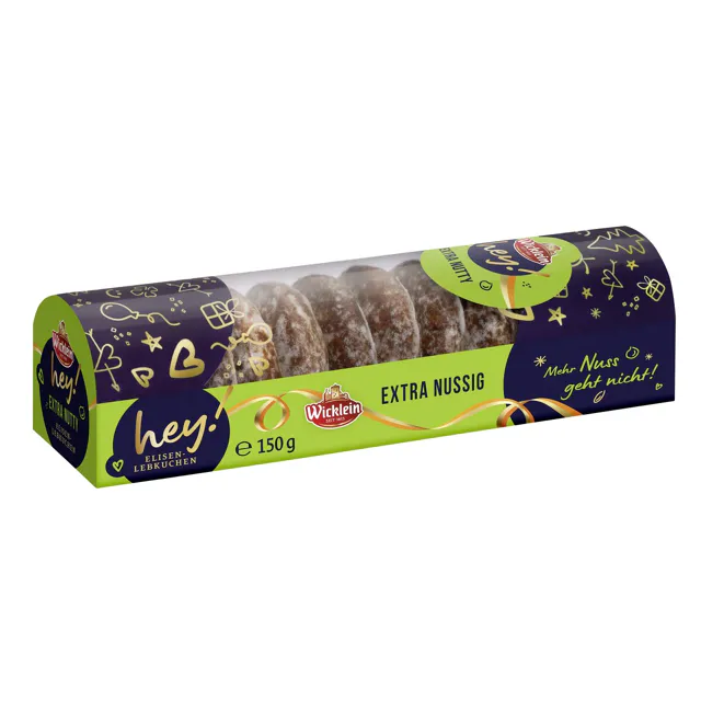 [4_5051] Wicklein hey! Mini Elisenlebkuchen Extra Nussig (150g)