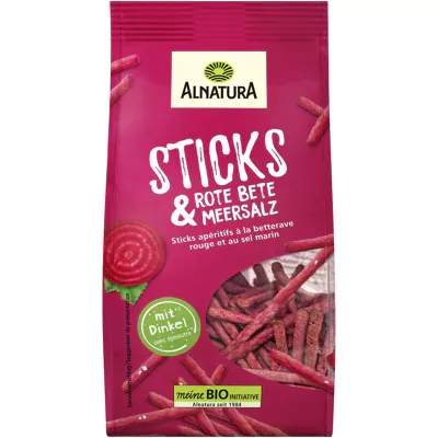 Alnatura Bio Sticks Rote Bete & Meersalz (100g)