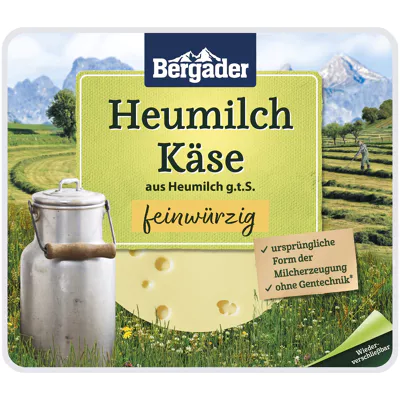 Bergader Heumilch Käse - feinwürzig (140g)
