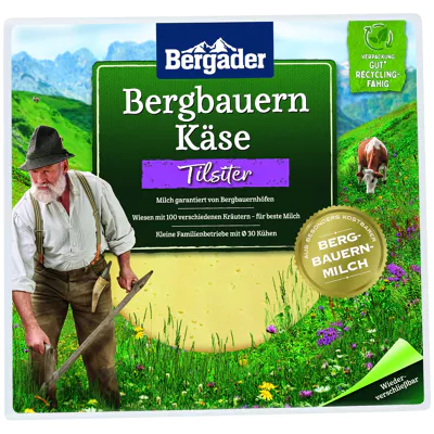 Bergader Bergbauern Käse - Tilsiter (140g)