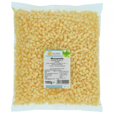 Mozzarella gewürfelt (1000g)