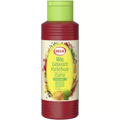 [4_251] Hela Bio Gewürzketchup Curry - delikat (300ml)