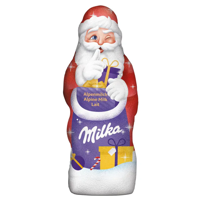 [4_0279] Milka Weihnachtsmann Alpenmilch (175g)