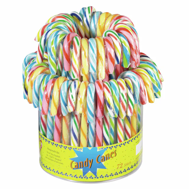 Bunte Zuckerstangen (72Stk.)
