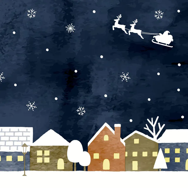 Weihnachtsservietten 20 Stück - Magic Night (33x33cm)