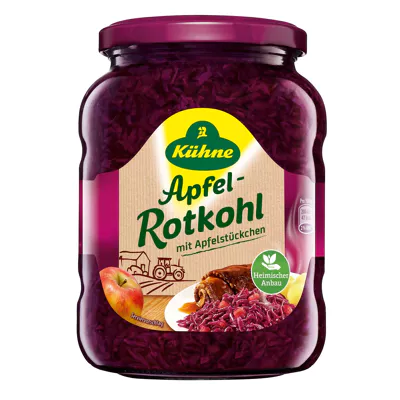 Kühne Apfelrotkohl (680g)