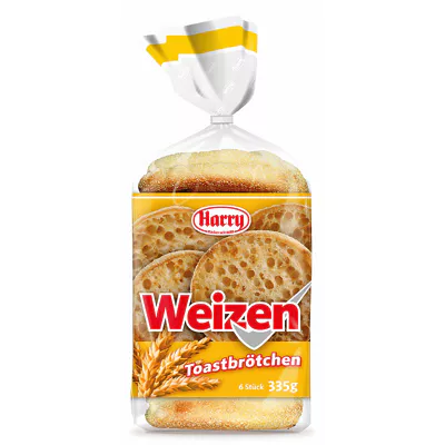 [4_7044] Harry Toastbrötchen Weizen (335g)
