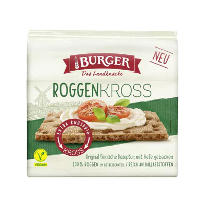 Burger Knäckebrot - Roggen-Kross (230g)