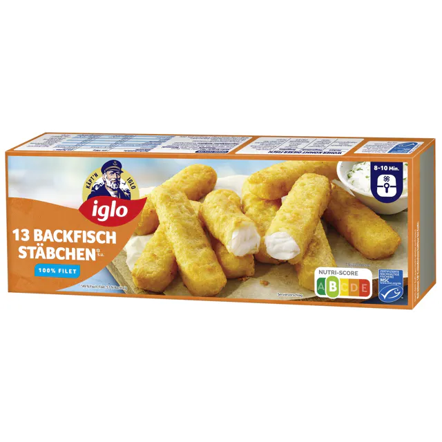 Iglo Backfisch-Stäbchen TK (364g)