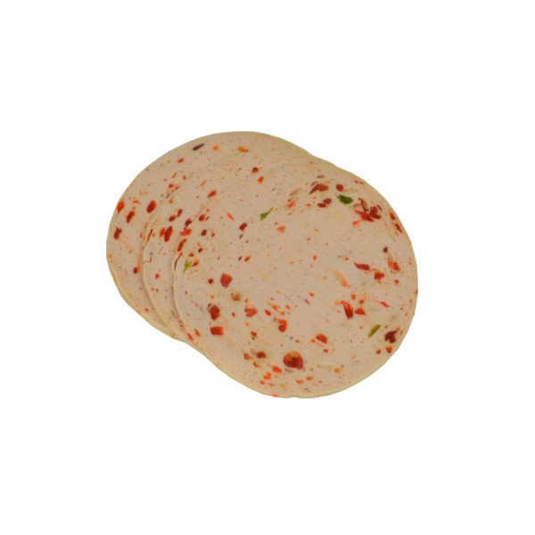 [9_637] Putenpaprikafleischwurst rein Pute + Rapsöl - geschnitten