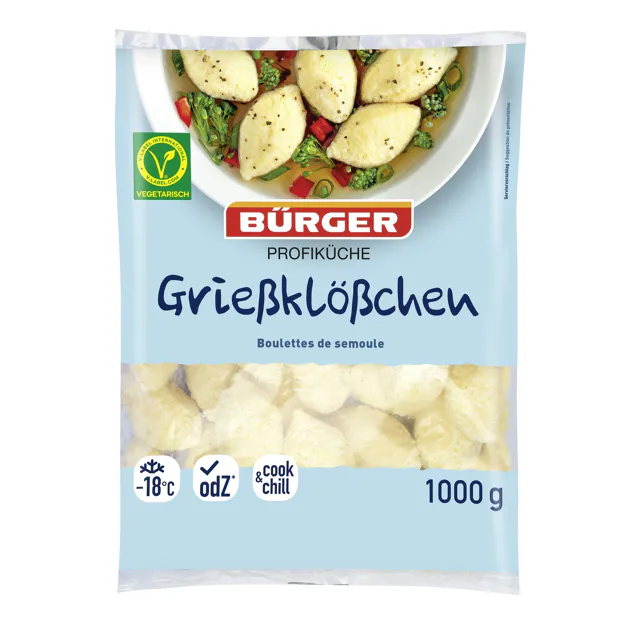 Bürger Grießklößchen TK (1kg)