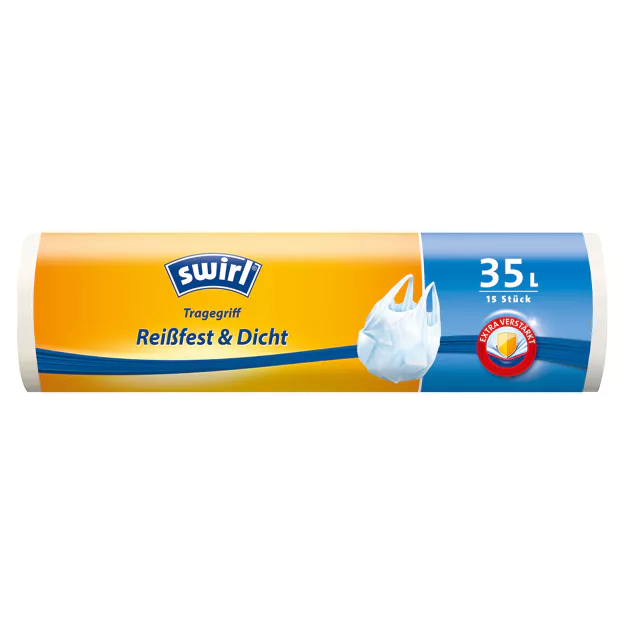 Swirl Tragegriff-Müllbeutel 35L (15Stk.)