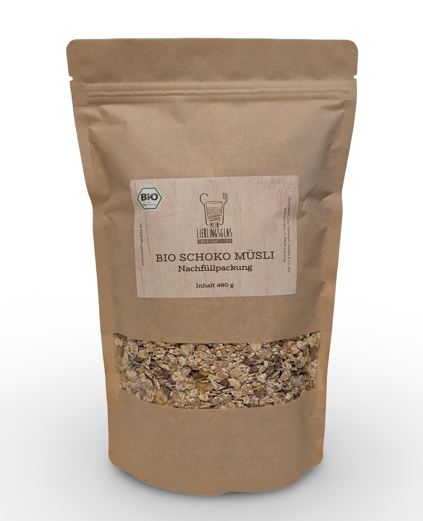 BIO Schoko Müsli - Nachfüllpackung (480g)