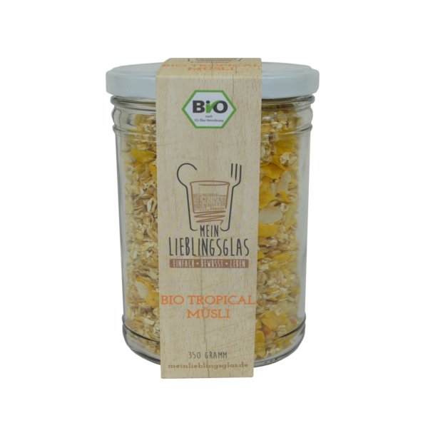 [3_0756] BIO Tropical Müsli (Mein Lieblingsglas) (350g)