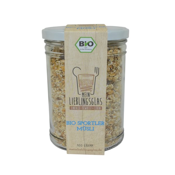 [3_0758] BIO Sportler Müsli (Mein Lieblingsglas) (400g)