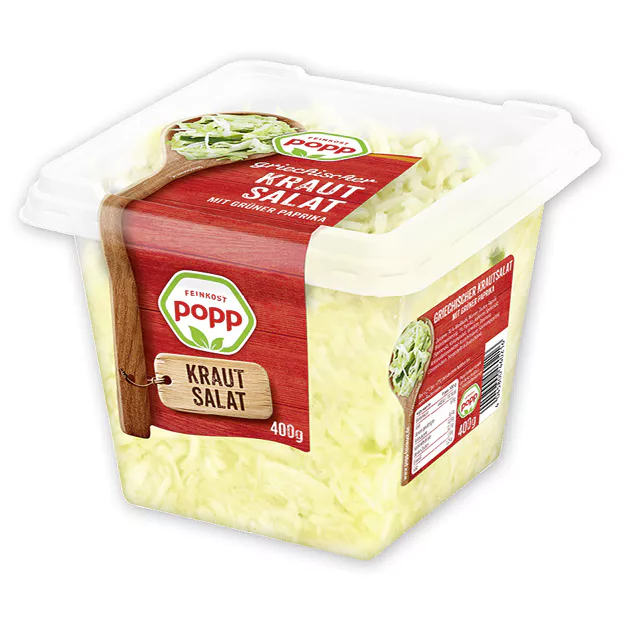 Popp griechischer Krautsalat mit grüner Paprika (400g)
