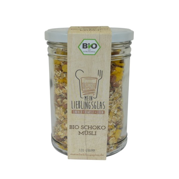 [3_0760] BIO Schoko Müsli (Mein Lieblingsglas) (320g)