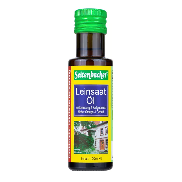 Seitenbacher Bio Leinsaatöl - kaltgepresst (100ml)