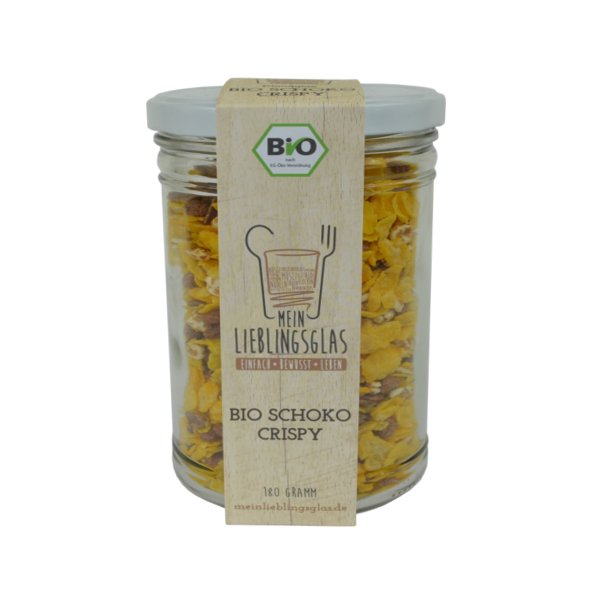 [3_0761] BIO Schoko Crispy (Mein Lieblingsglas) (180g)