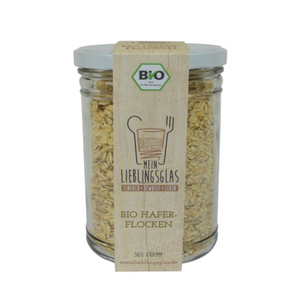 [3_0763] BIO Haferflocken (Mein Lieblingsglas) (380g)