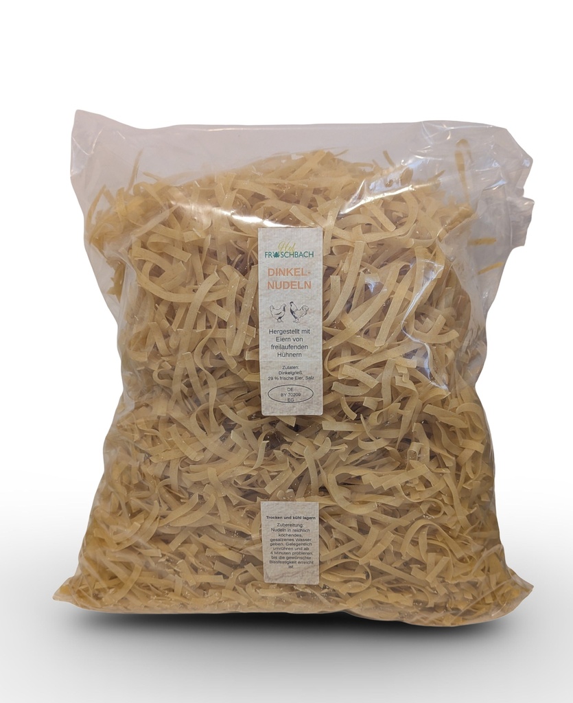 Hof Froschbach Dinkelnudeln - schmale Bandnudeln (2,5kg)