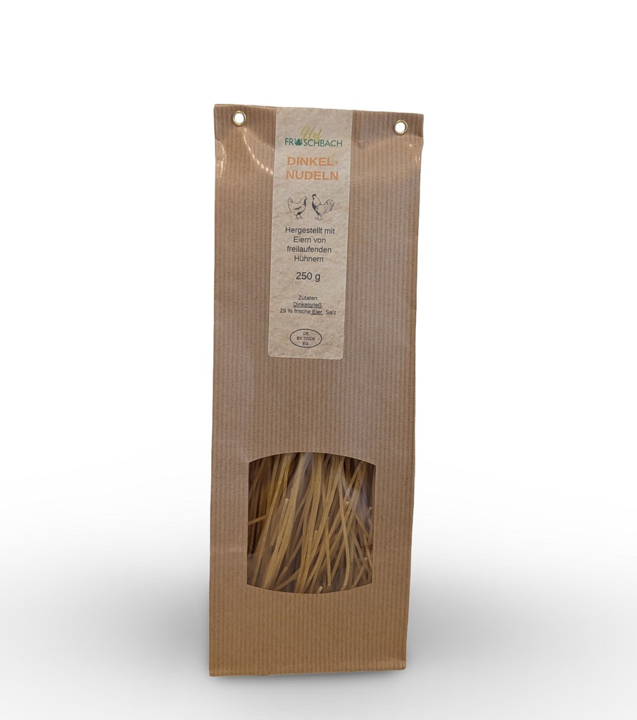 [3_402] Hof Froschbach Dinkelnudeln - Spaghetti (250g)