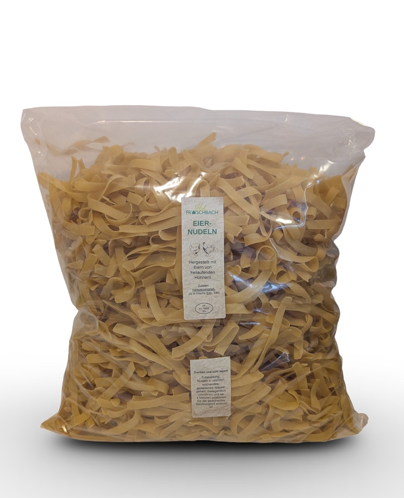 [3_412] Hof Froschbach Eiernudeln - breite Bandnudeln (2,5kg)