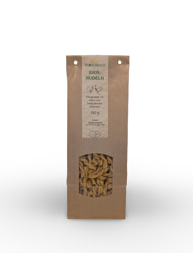 Hof Froschbach Eiernudeln - Zöpfli (250g)
