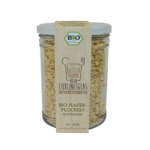 [3_0765] BIO Glutenfreie Haferflocken (Mein Lieblingsglas) (380g)