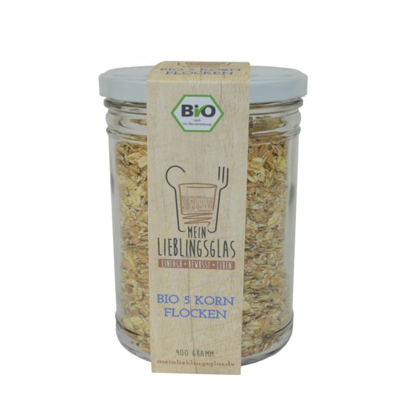 [3_0766] BIO 5-Korn-Flocken (Mein Lieblingsglas) (400g)