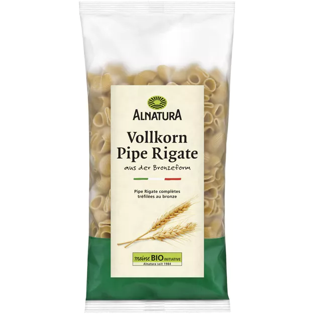 [4_3087] Alnatura Bio Vollkorn Pipe Rigate (500g)