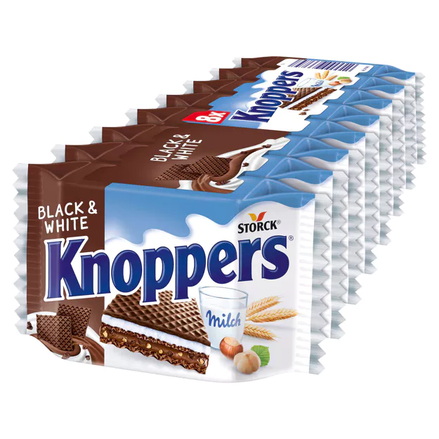 Knoppers Black & White (8Stk.)