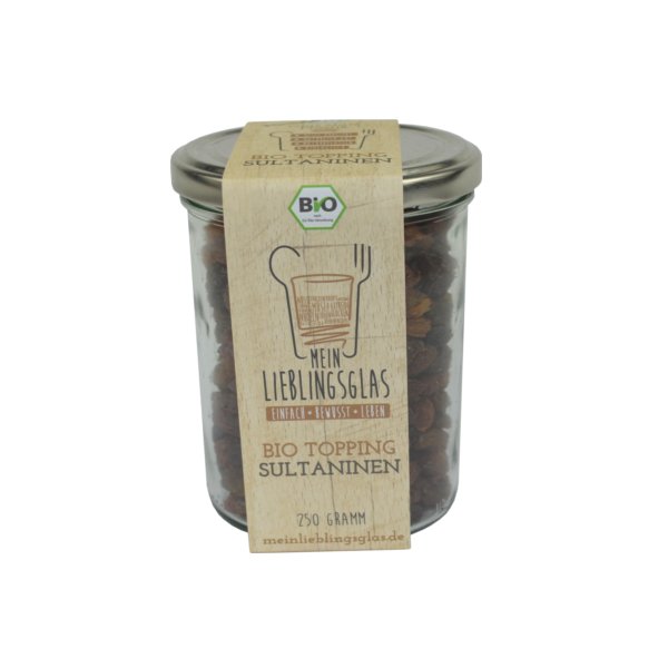 [3_0777] BIO Sultaninen (Mein Lieblingsglas) (250g)