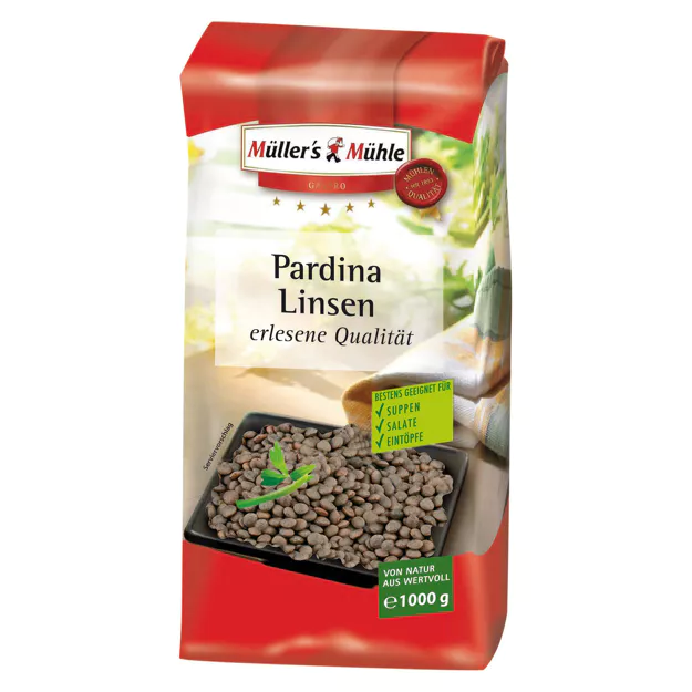 [4_5076] Müller´s Mühle Pardina Linsen (1000g)