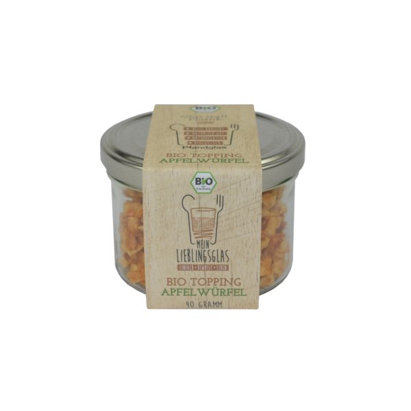 [3_0784] BIO Apfelwürfel (Mein Lieblingsglas) (40g)