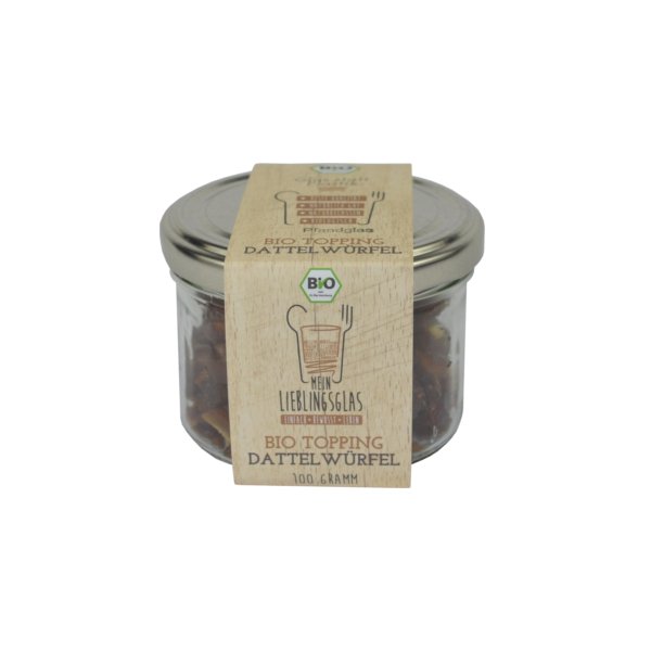 [3_0787] BIO Dattelwürfel (Mein Lieblingsglas) (100g)