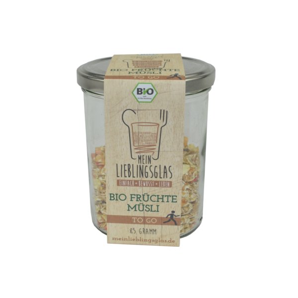 BIO Früchte Müsli togo (Mein Lieblingsglas) (85g)