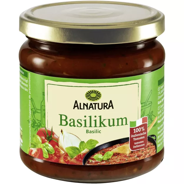 Alnatura Bio Tomatensauce Basilikum (350ml)