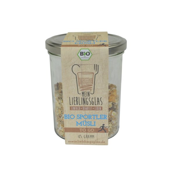 BIO Sportler Müsli togo (Mein Lieblingsglas) (85g)