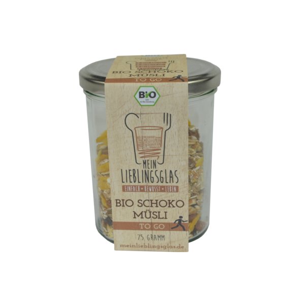 BIO Schoko Müsli togo (Mein Lieblingsglas) (75g)