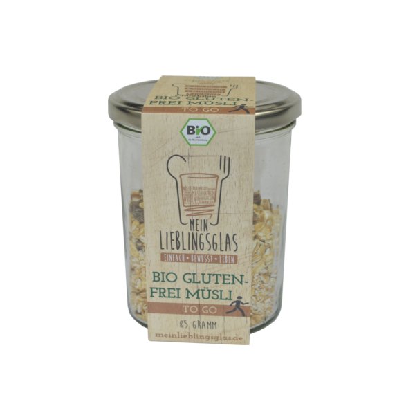 BIO Glutenfrei Müsli togo (Mein Lieblingsglas) (85g)