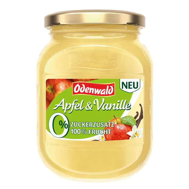 Odenwald Apfelmus mit Vanille ohne Zucker (370ml)