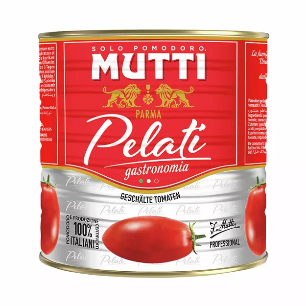 Mutti Pelati - geschälte Tomaten in Tomatensaft (2650ml)