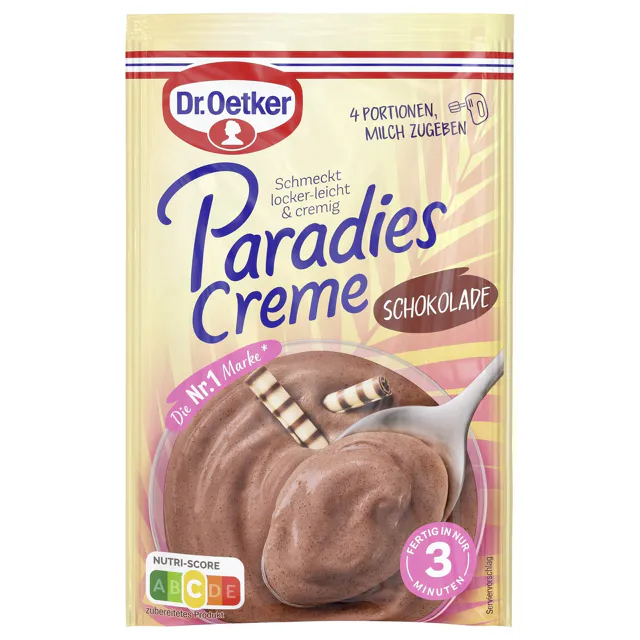 Dr. Oetker Paradiescreme Schokolade (74g)