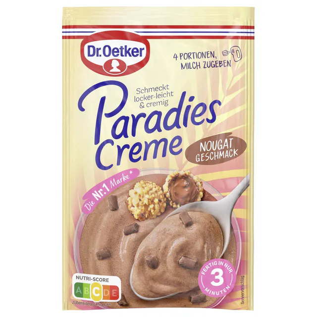 Dr. Oetker Paradiescreme Nougat (70g)